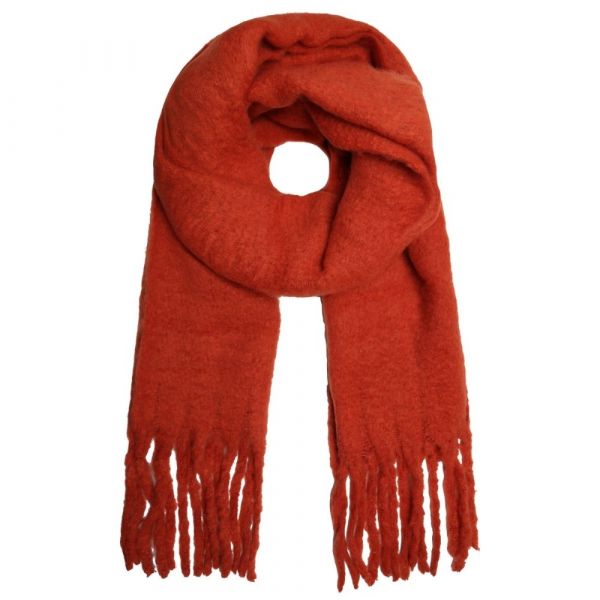 SELECTED | Sjaal franje oranje